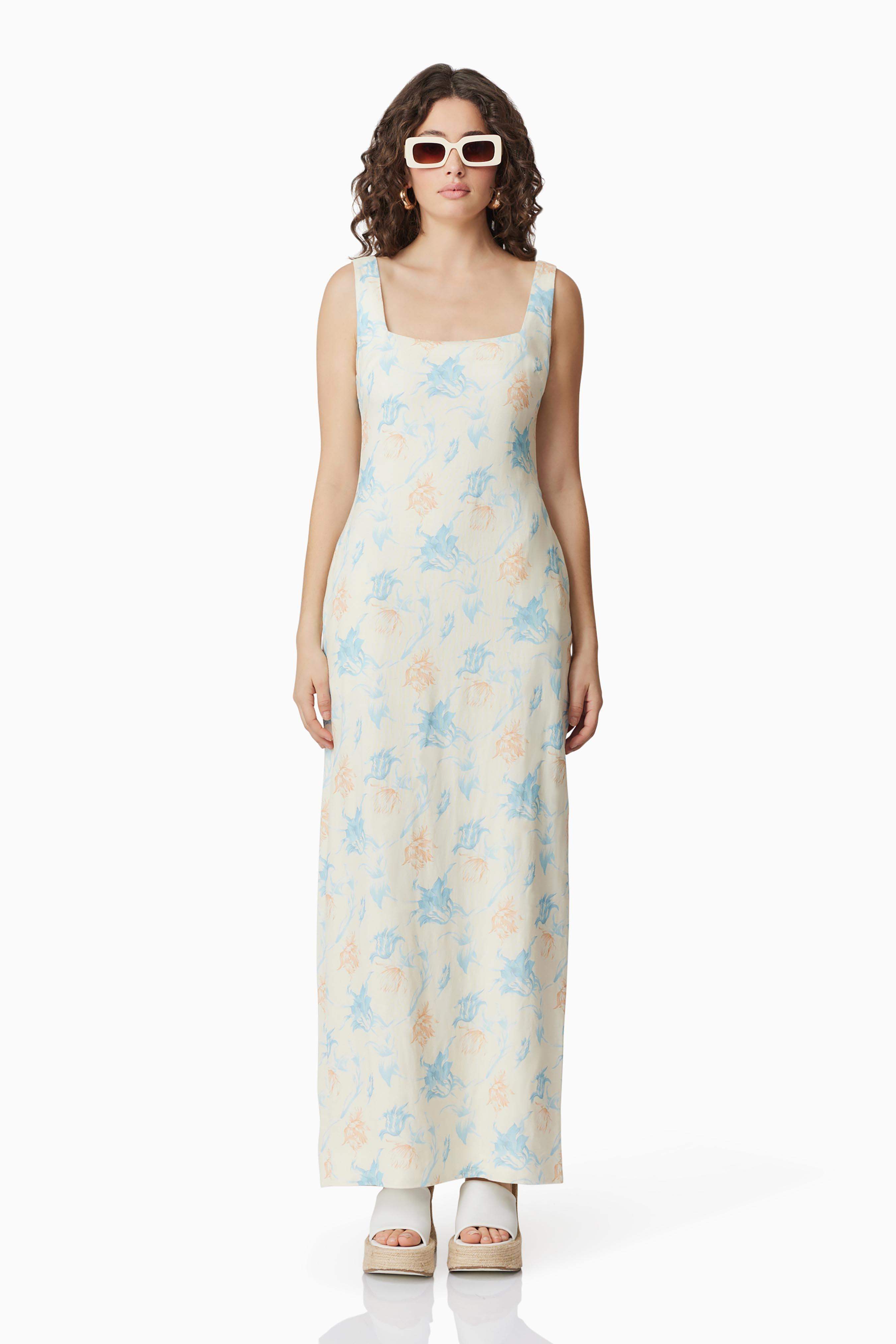sachin and babi light blue dress Monique Lhuillier Metallic Embroidered Off-The-Shoulder Ball Gown