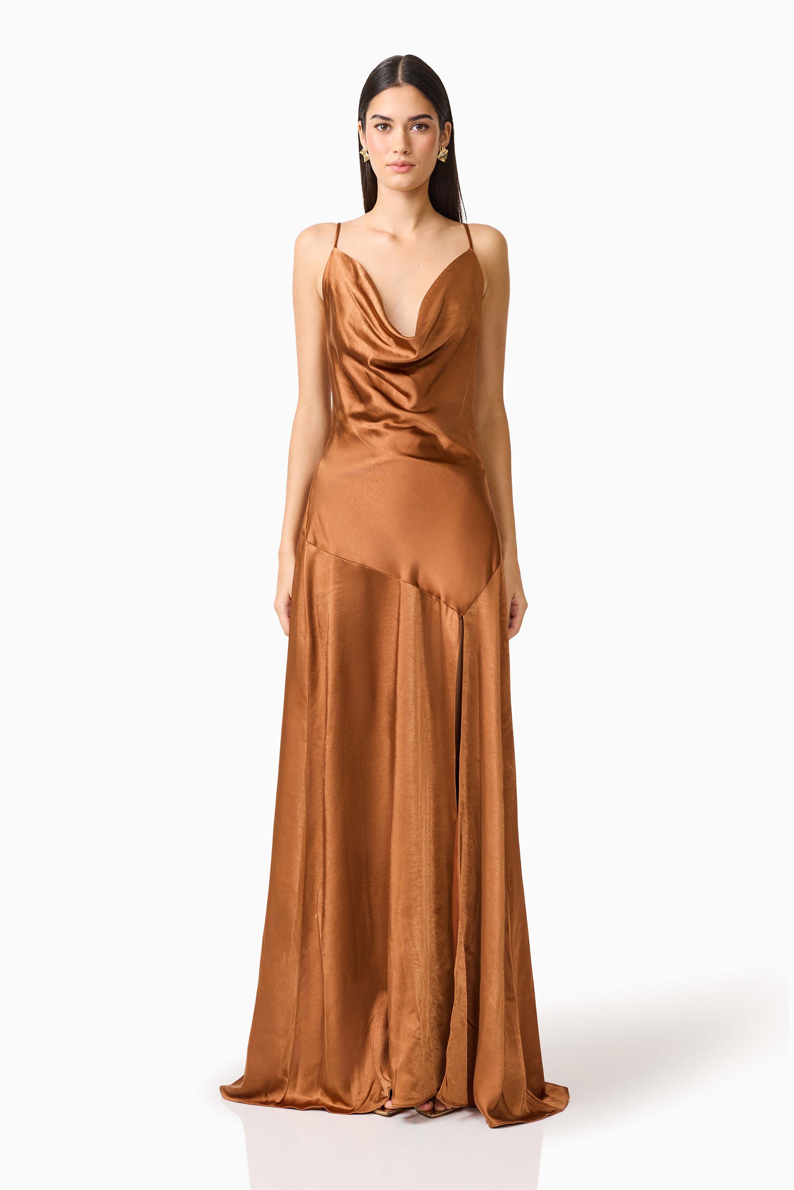 princess polly baby blue dress Brown Bridesmaid & Maid of Honor Dresses
