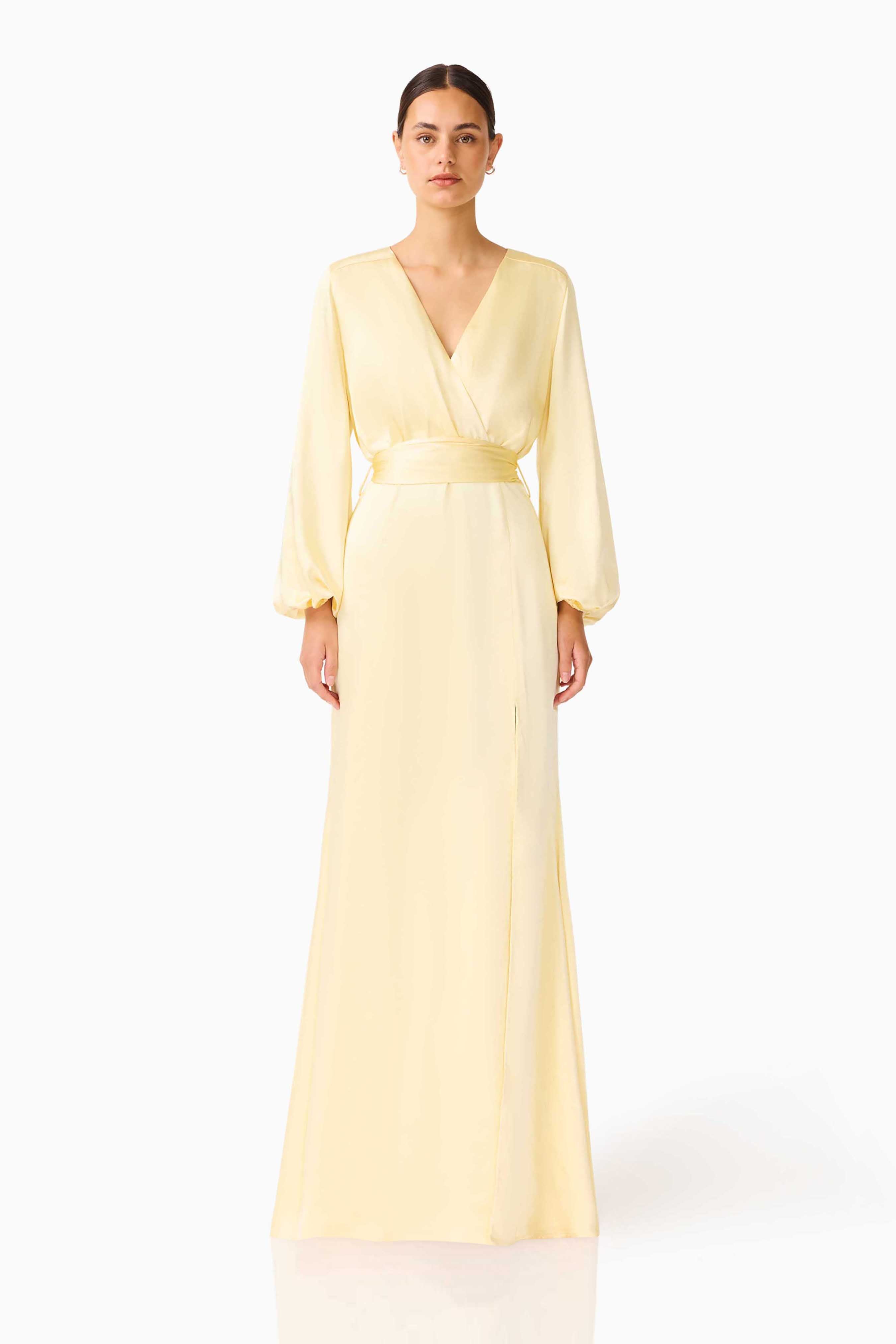 long sleeve butter yellow dress Butter Yellow Dress Lulusar
