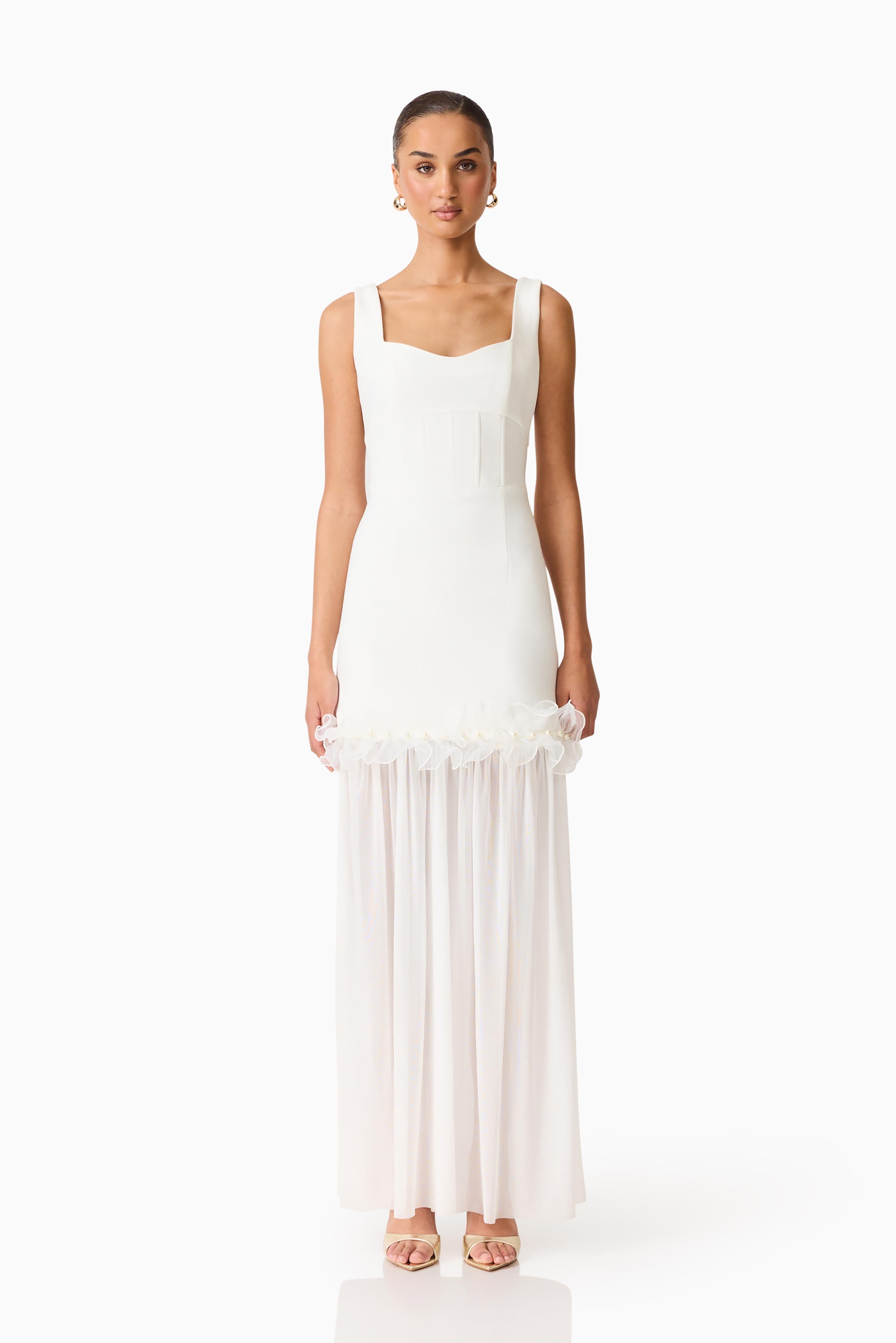 ELLIATT Sia Gown in White