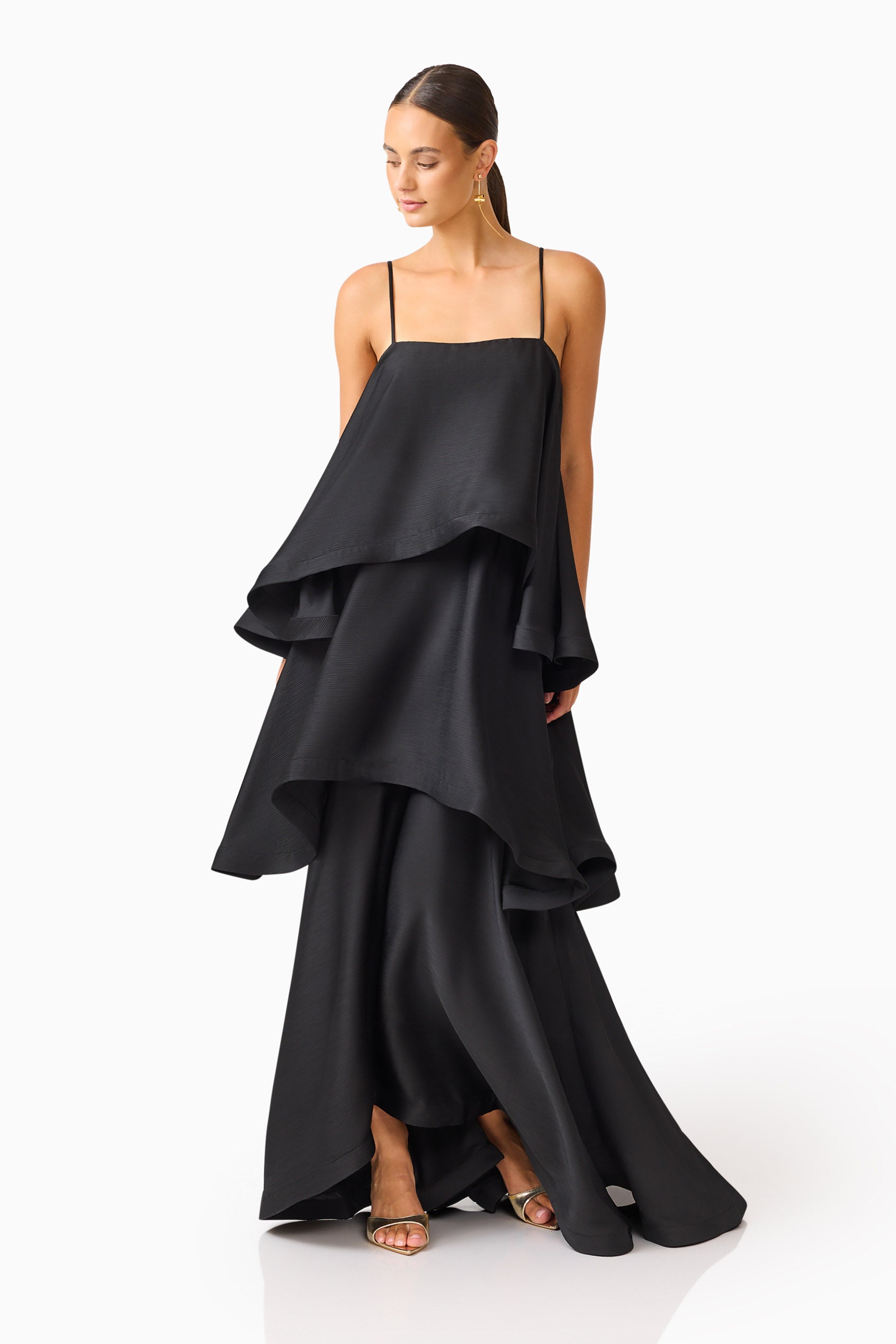 ELLIATT - TILLY TIERED MAXI PINK - M main image 0