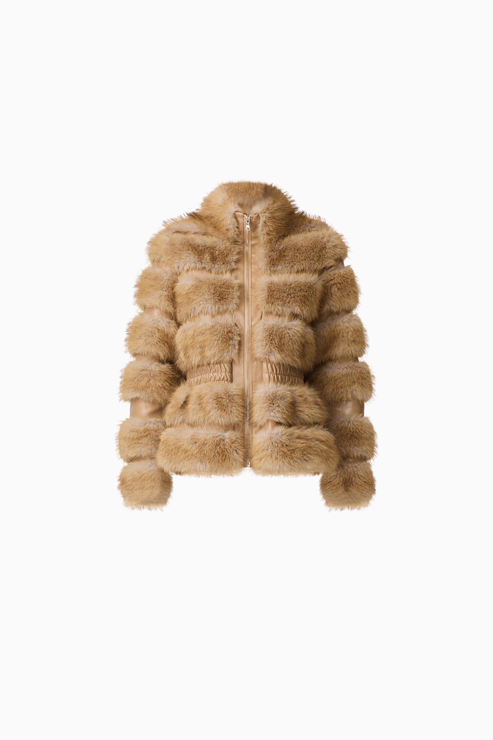 Aisling Jacket – Luxe Faux Fur and Leather Style – Elliatt