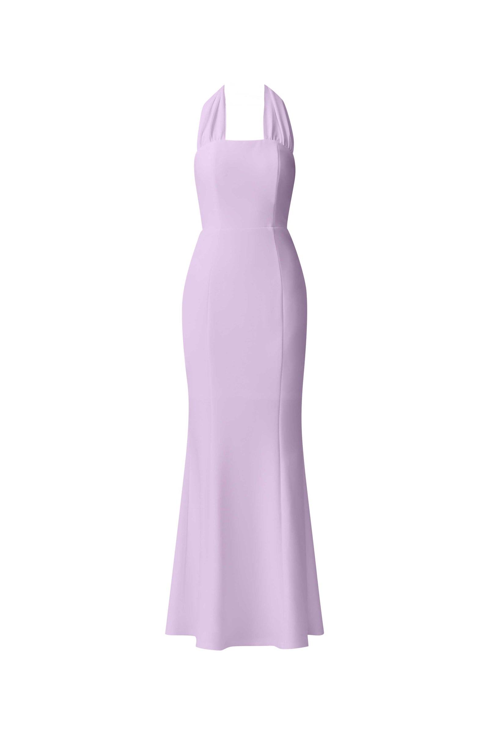 Mira Halter Gown in Purple – Elegant Sash Gown – Elliatt
