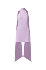 Mira Halter Mini Dress in Purple ghost shot 