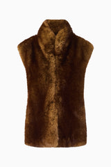 Winona Vest in Brown ghost shot