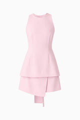 CURAAE Celie Top & Skirt Set in Blush Pink ghost shot