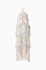 Mirabelle Cocktail Maxi Dress in Floral ghost shot
