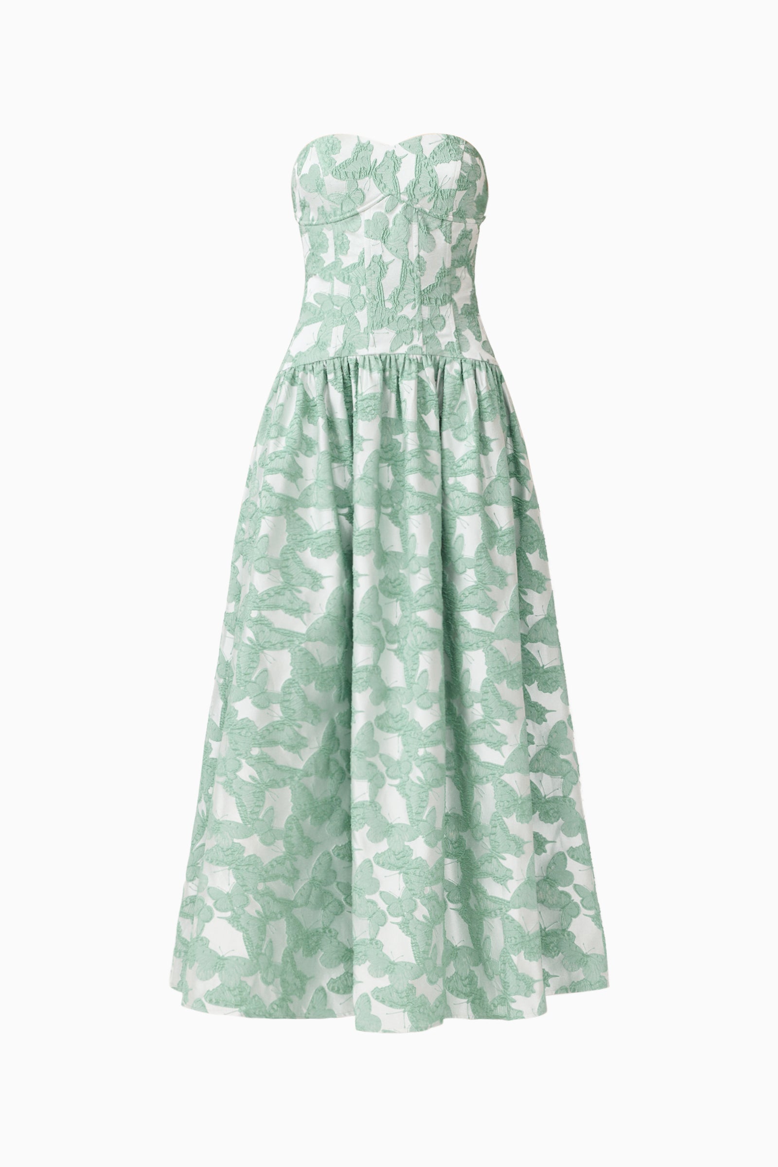 sea green strapless dress Lisette Gown in Prom gown