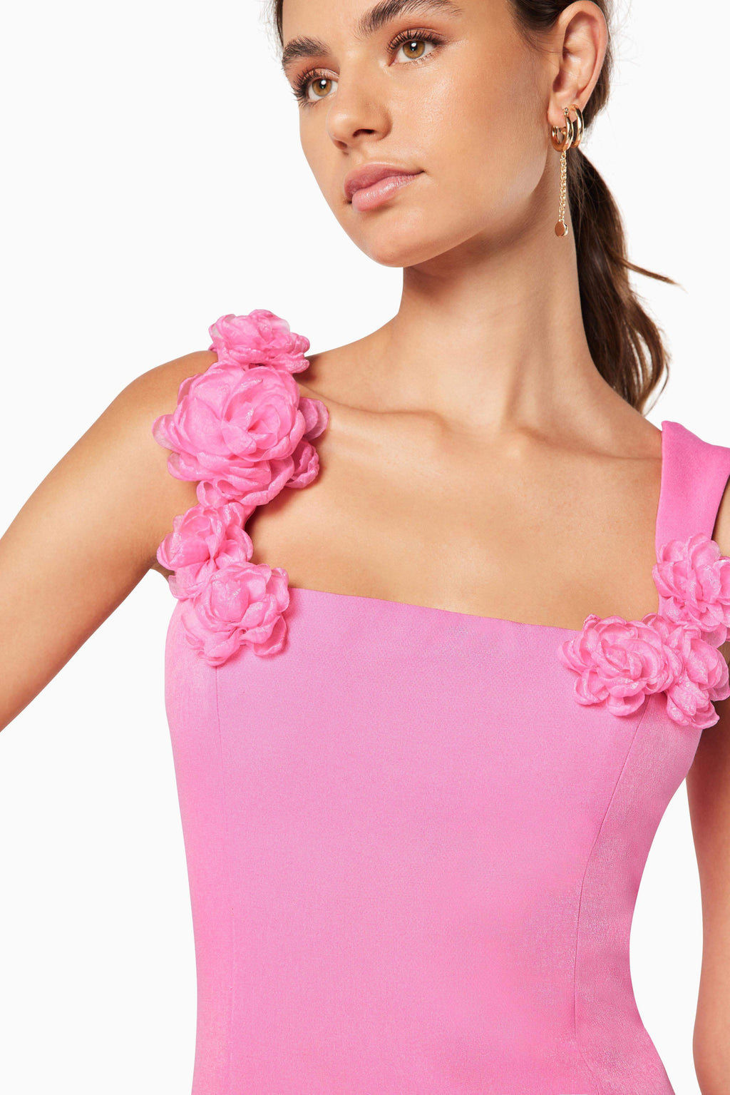 elliatt trompe mini dress Trompe 3D Floral Mini Dress Pink – Elliatt