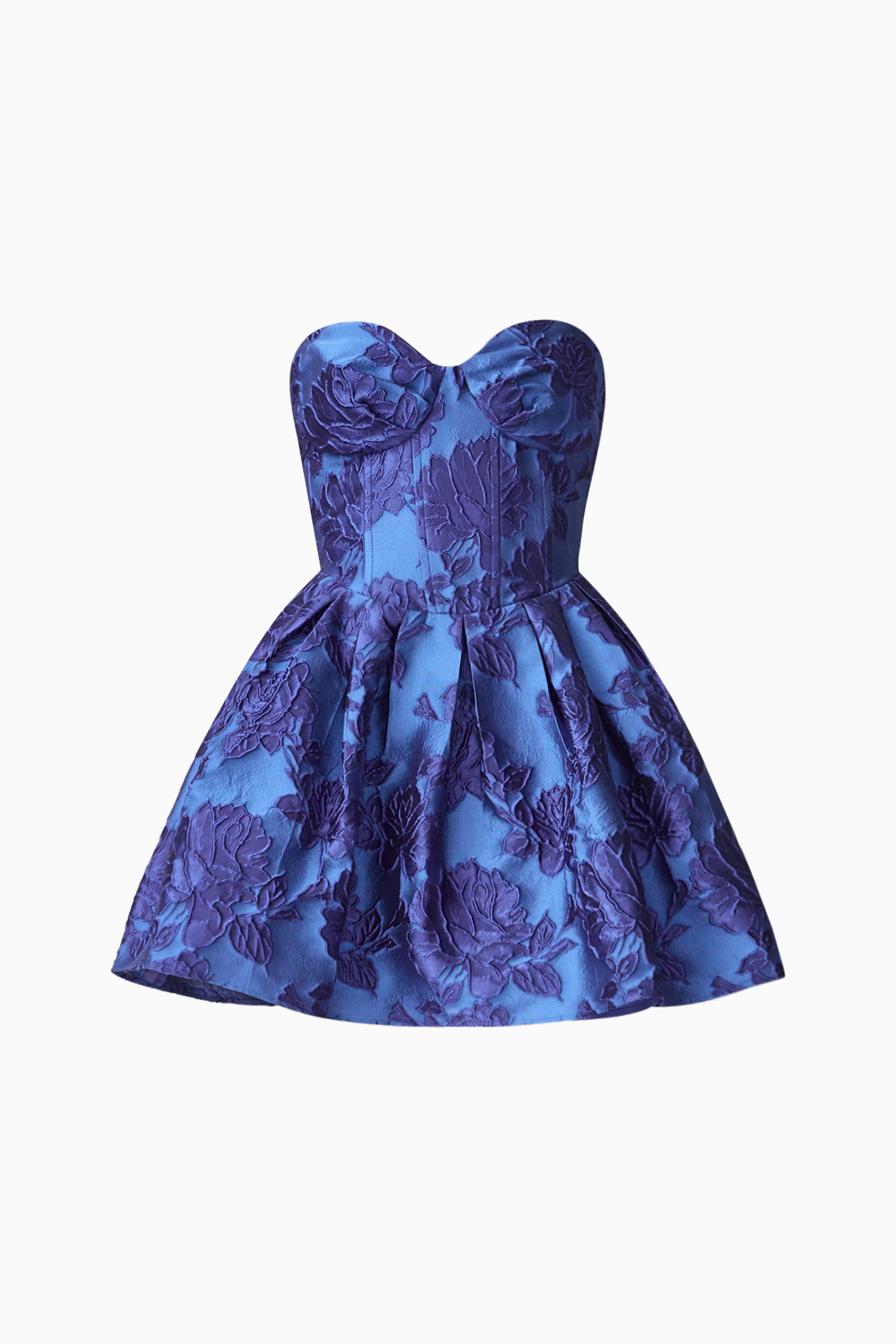 Sorelle Bustier Mini Dress in Cobalt Blue
