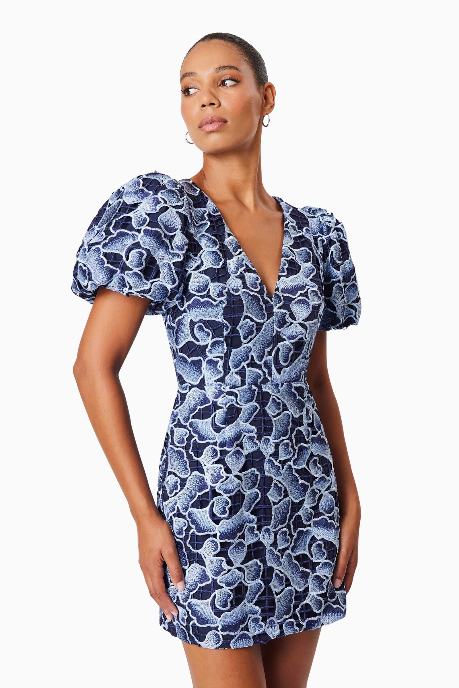 Mila Eventwear Mini Dress - Blue - XXS