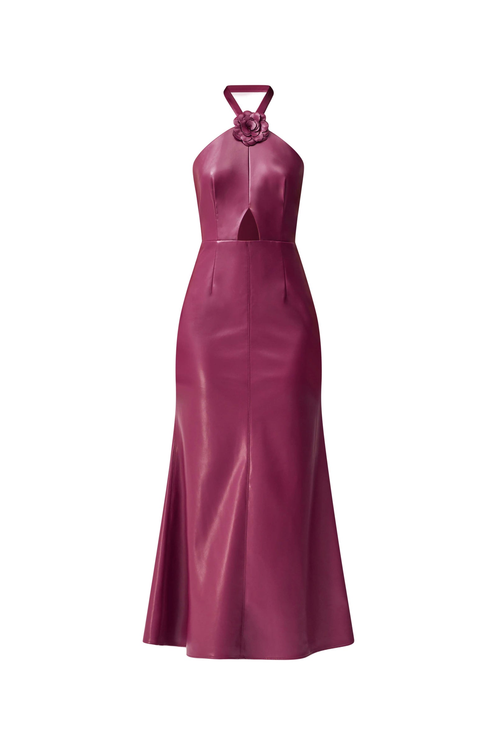 chinese dress ladies Nova Halter Gown in Purple