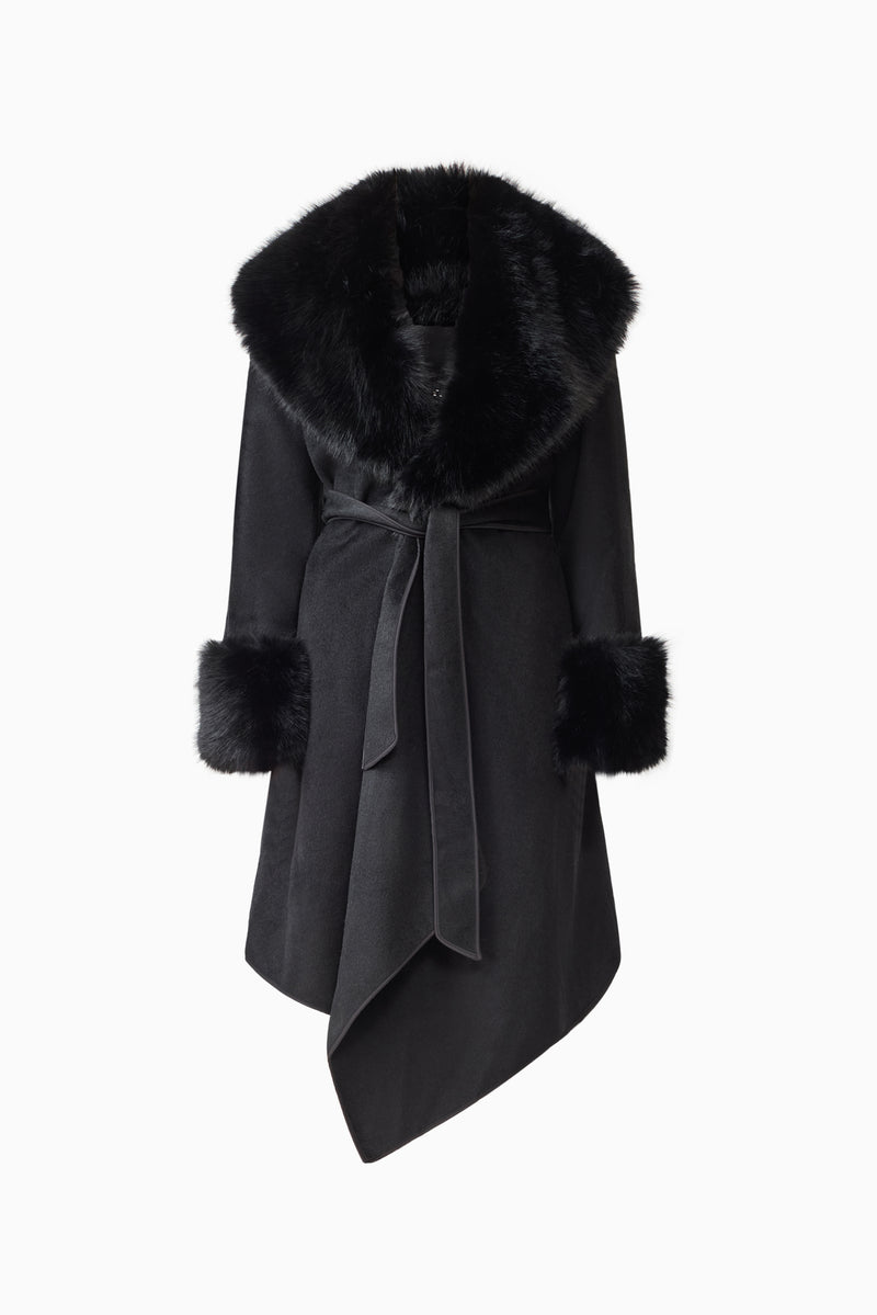 The Aria Jacket in Black ghost shot