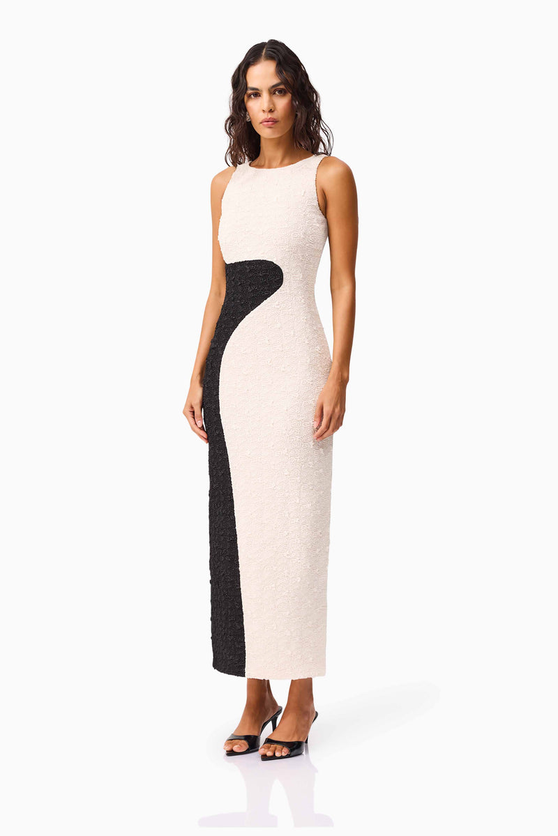 Paloma Contrast Gown - Black & White - XXS - ELLIATT Paloma Contrast Gown - Black & White - XXS - ELLIATT