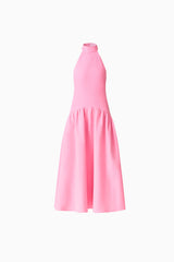 The Nolana Halter Midi Dress ghost shot