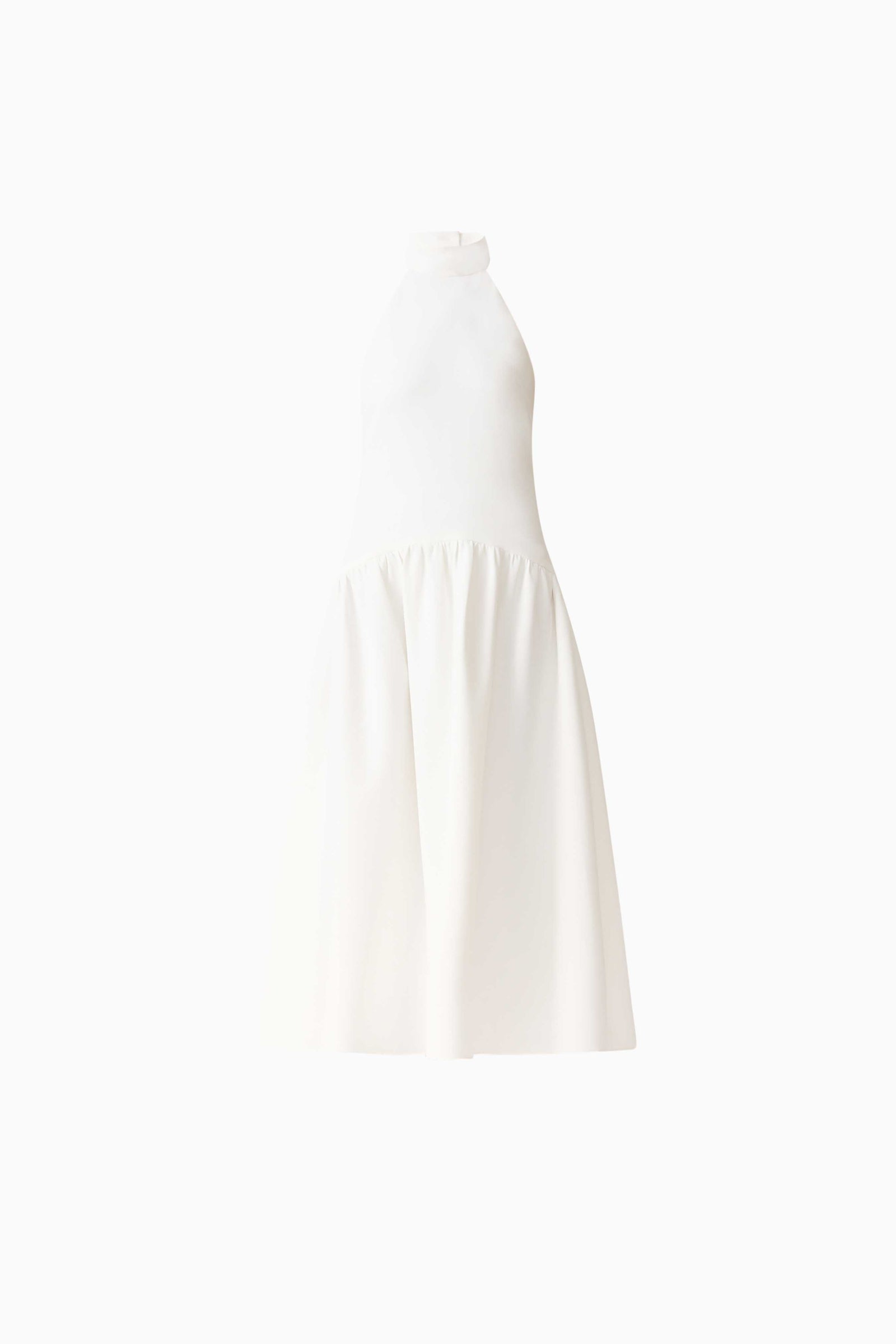 Nolana Halter Midi Dress in White – Elliatt