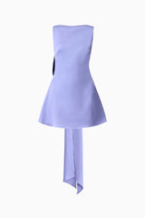 A Jacinta Shift Mini Dress in Blue ghost shot