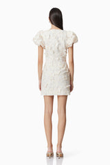 scarlett midi dress in cream elliatt Designer Dress Elliatt Theatre Dress ELLIATT Scarlett Midi Dress Cream Butterfly Lace Embellishments