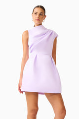 Marissa Mini Dress in Purple | Asymmetrical Detailing Elliatt Marissa Mini Dress in Purple | Asymmetrical Detailing Elliatt
