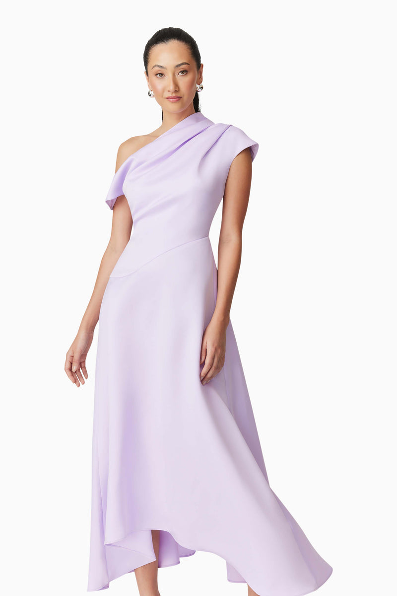 Marissa One Shoulder Gown in Purple | A-Line Design Elliatt Marissa One Shoulder Gown in Purple | A-Line Design Elliatt