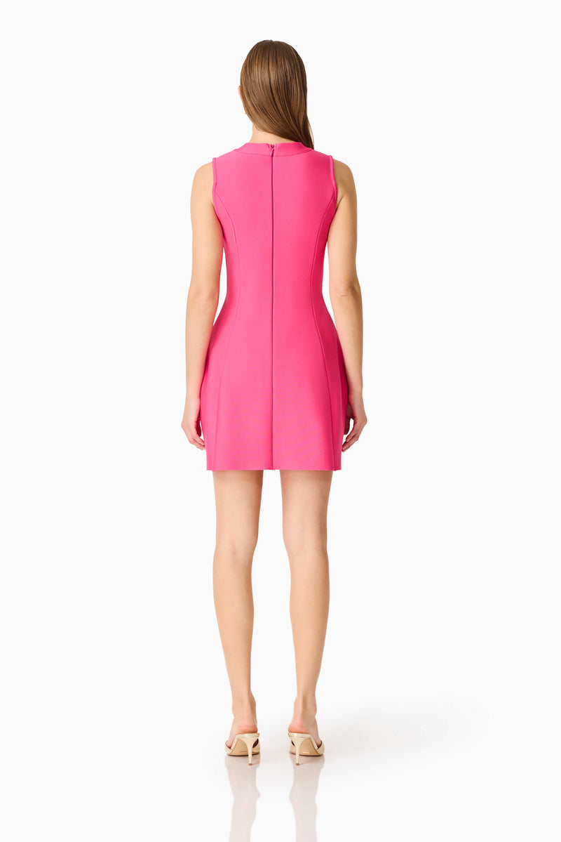 Opline Tulip Mini Dress in Hot Pink – Elliatt