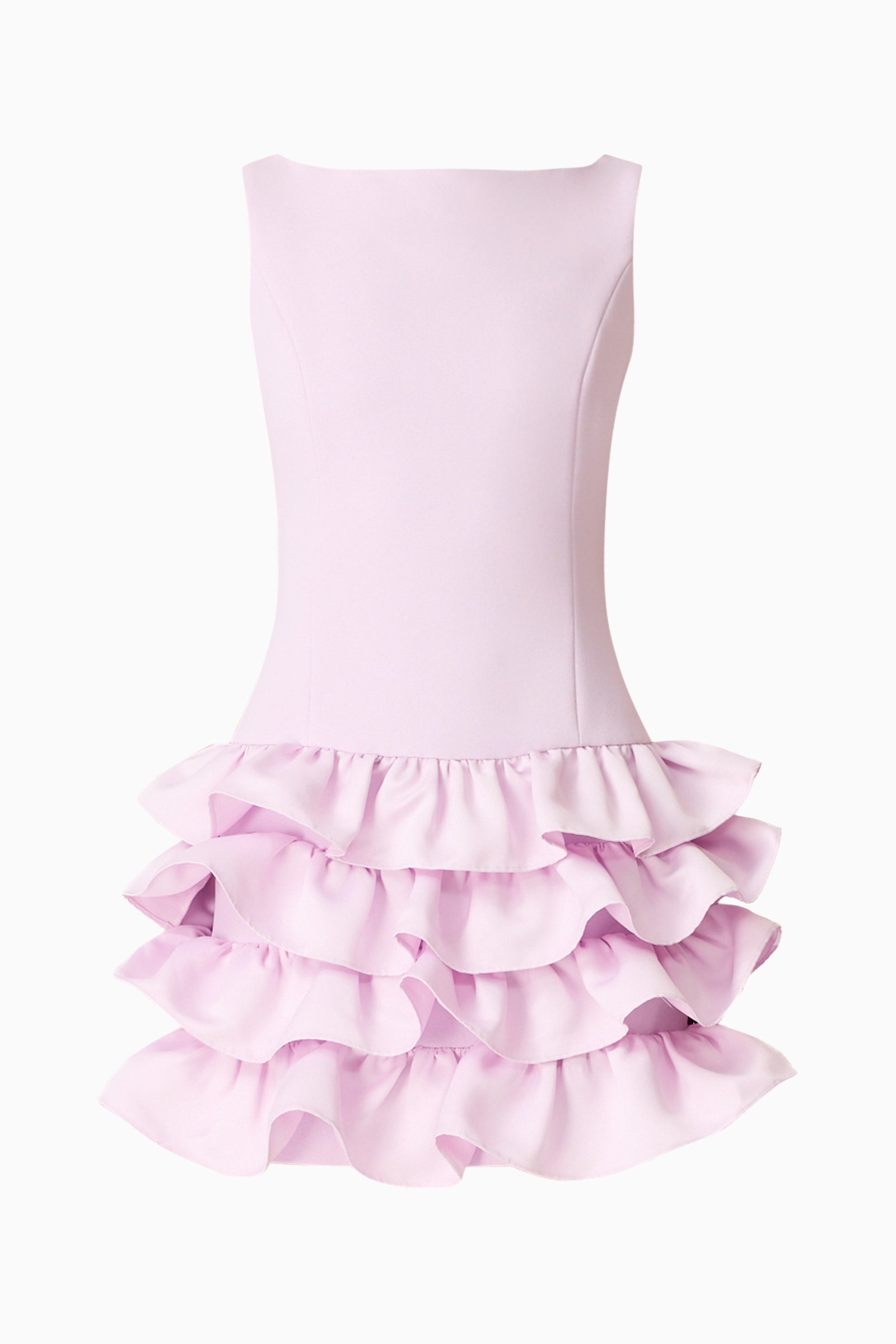 Saphine Ruffle Mini Dress in Pink – Elliatt