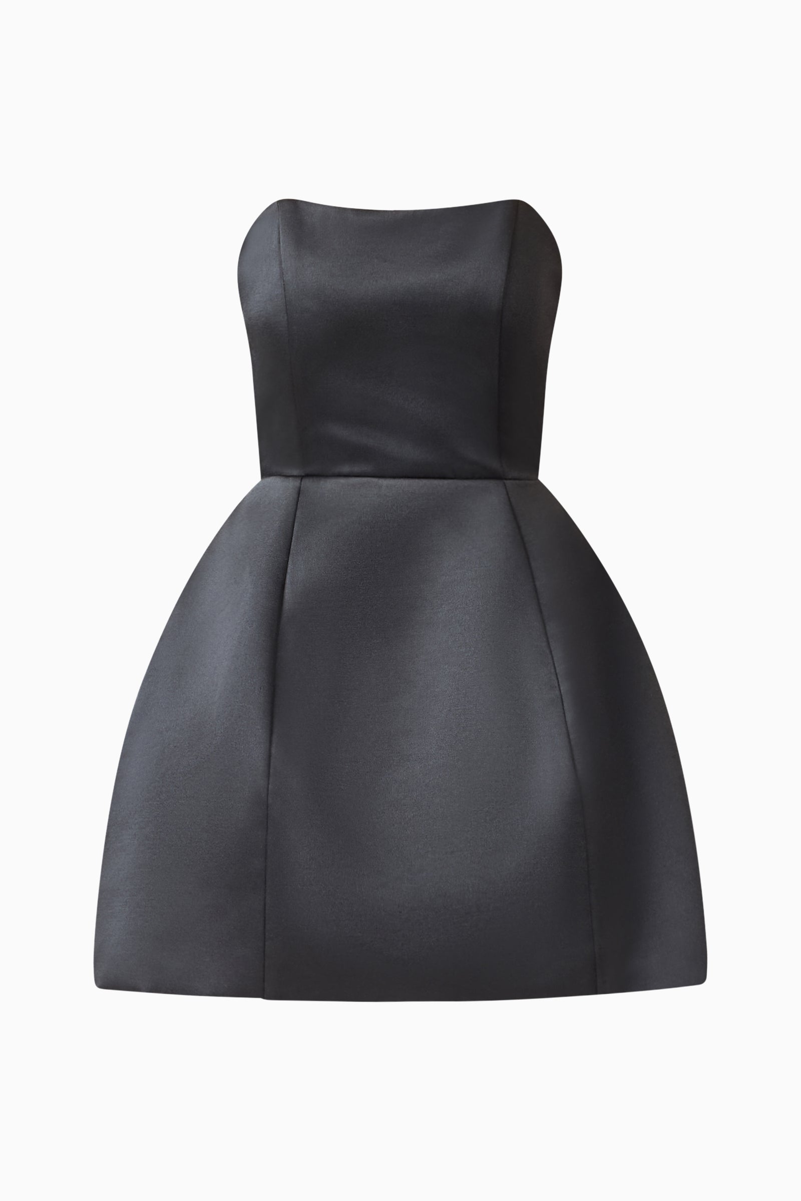 black spaghetti strap tulip skirt dress Manon Tulip Mini Dress in Black – Elliatt
