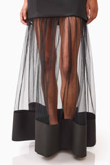 Marcella Strapless Gown in Black