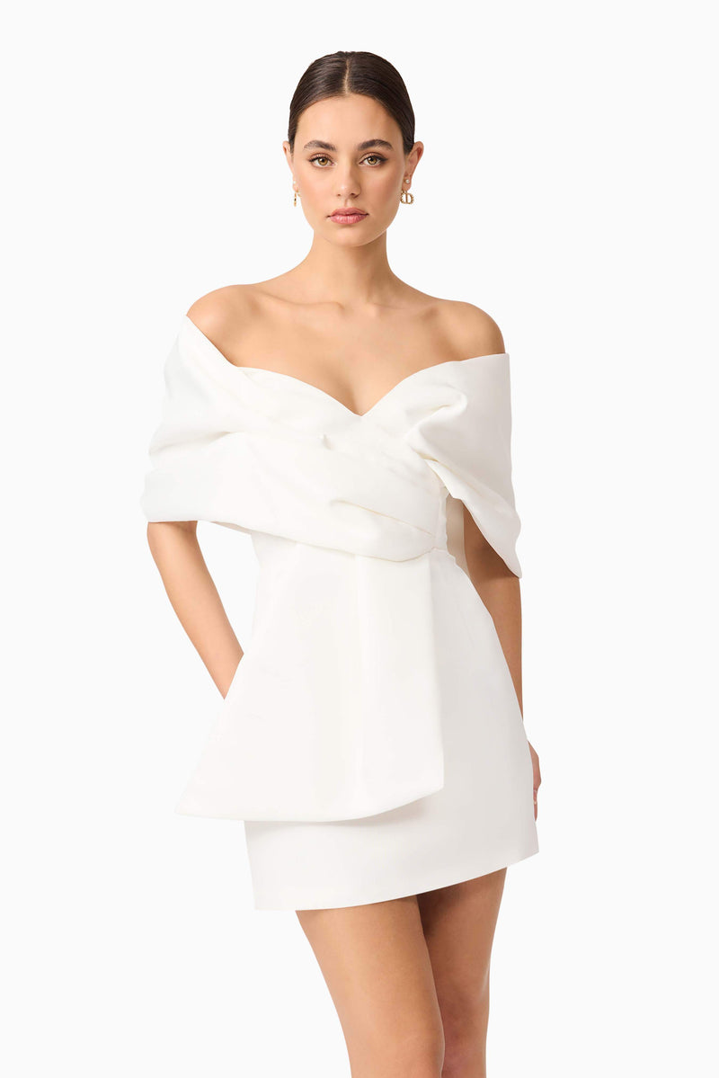 dandelion mini dress white Needle & Thread DANDELION GLOSS MINI DRESS - Day dress - cream/off-white
