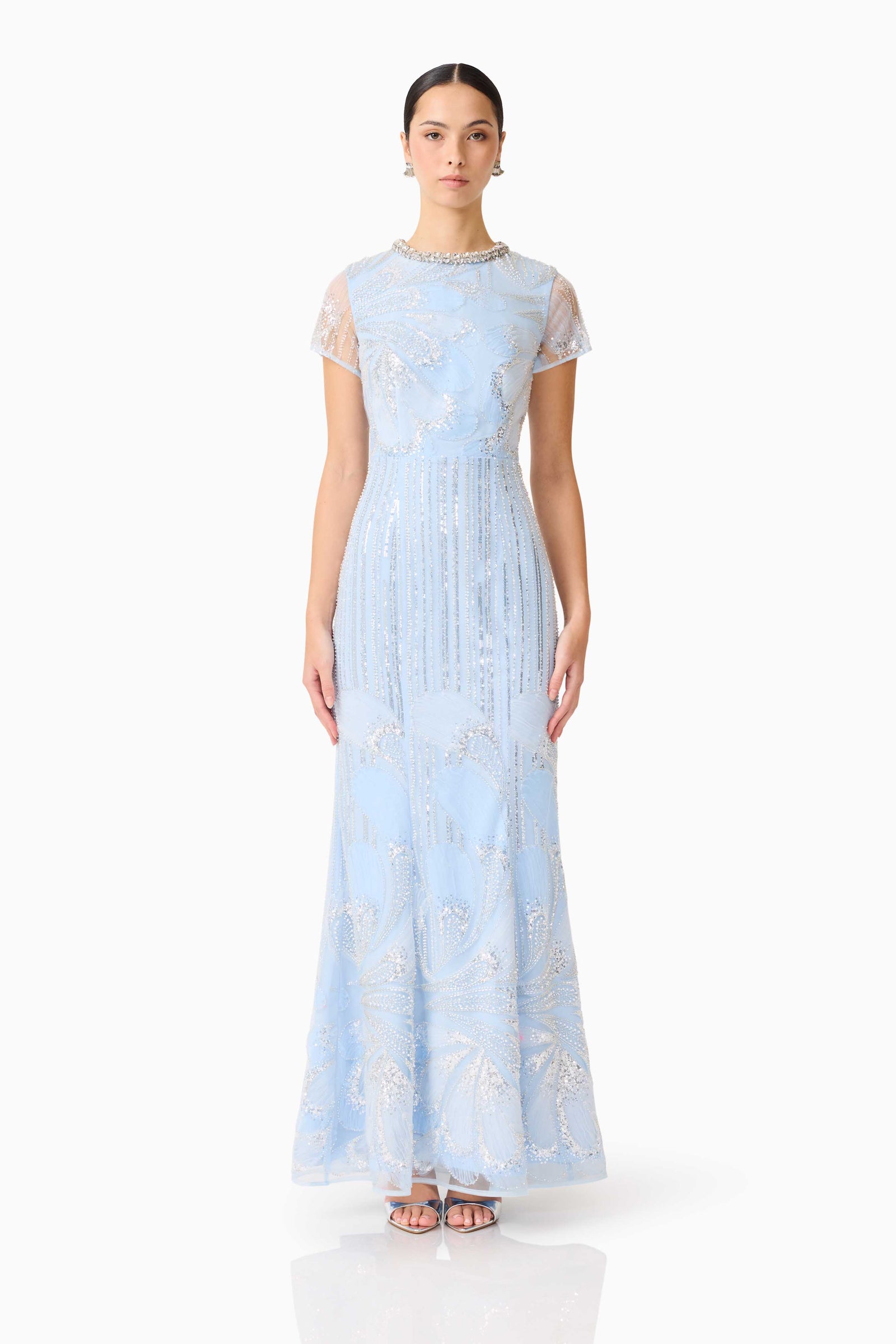 annabelle blue dress ELLIATT Anabelle Cap Sleeve Gown in Baby size range (2 Lyrical 4th & Reckless (@4thandreckless) Size:100 cm