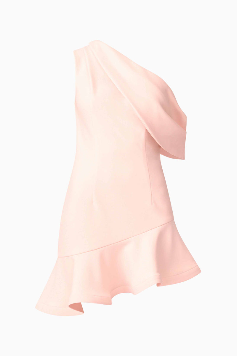 Ava Asymmetrical Mini Dress in Pink – Elliatt