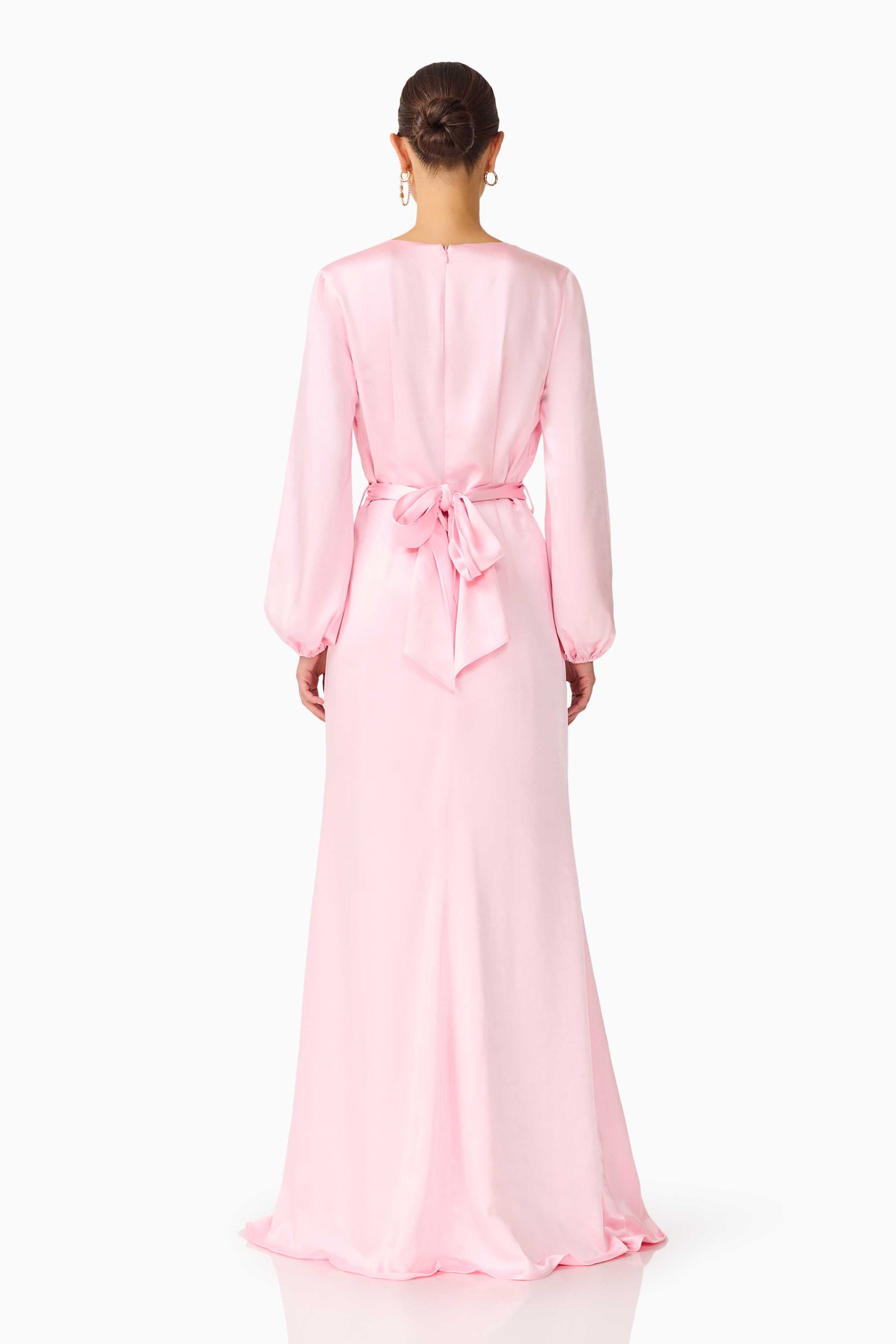 Kai Long Sleeve Maxi Dress - Pale Pink - M - ELLIATT Kai Long Sleeve Maxi Dress - Pale Pink - M - ELLIATT