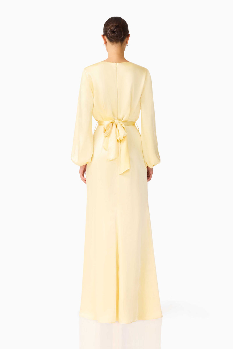 Kai Long Sleeve Maxi Dress - Butter Yellow - XXL - ELLIATT Kai Long Sleeve Maxi Dress - Butter Yellow - XXL - ELLIATT