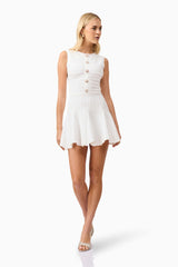 Fiona Mini Dress in White