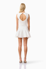 Fiona Mini Dress in White