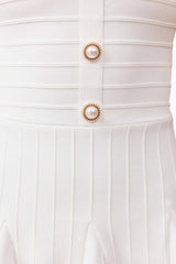 Fiona Mini Dress in White