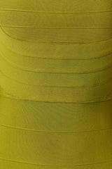 Fiona Fitted Maxi Dress in Olive Green