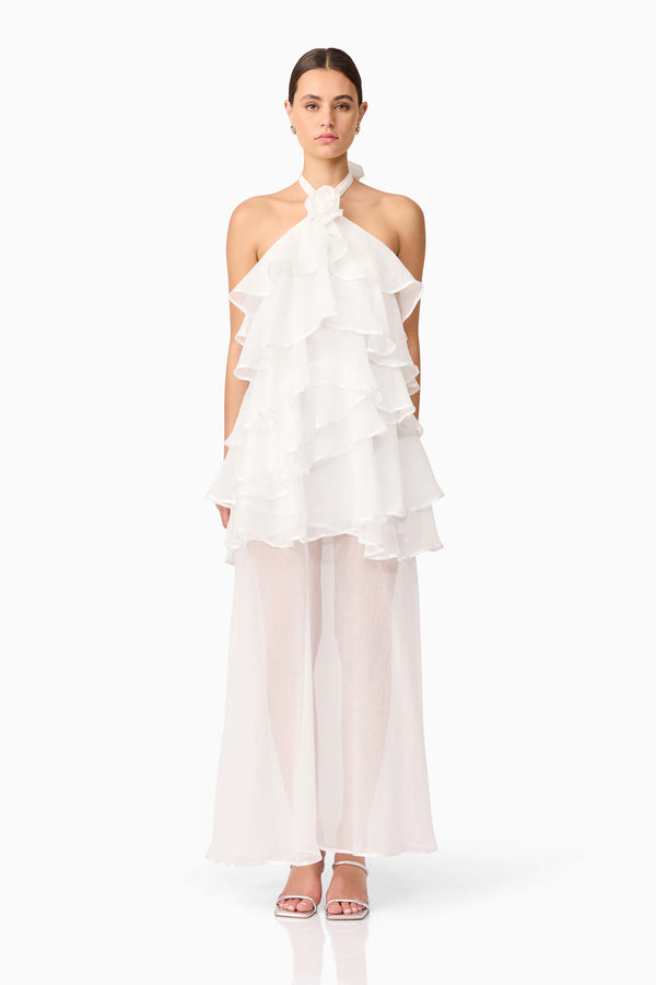 Melissa Halter Maxi Dress in White