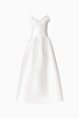 The Tula Gown in White ghost shot