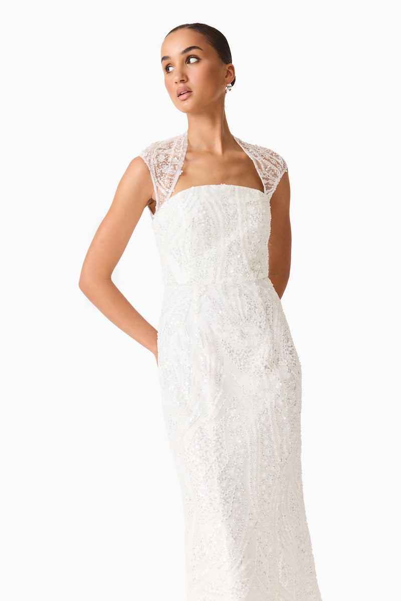 white lace t shirt dress Leila White Lace Shirt Maxi Dress main image 0