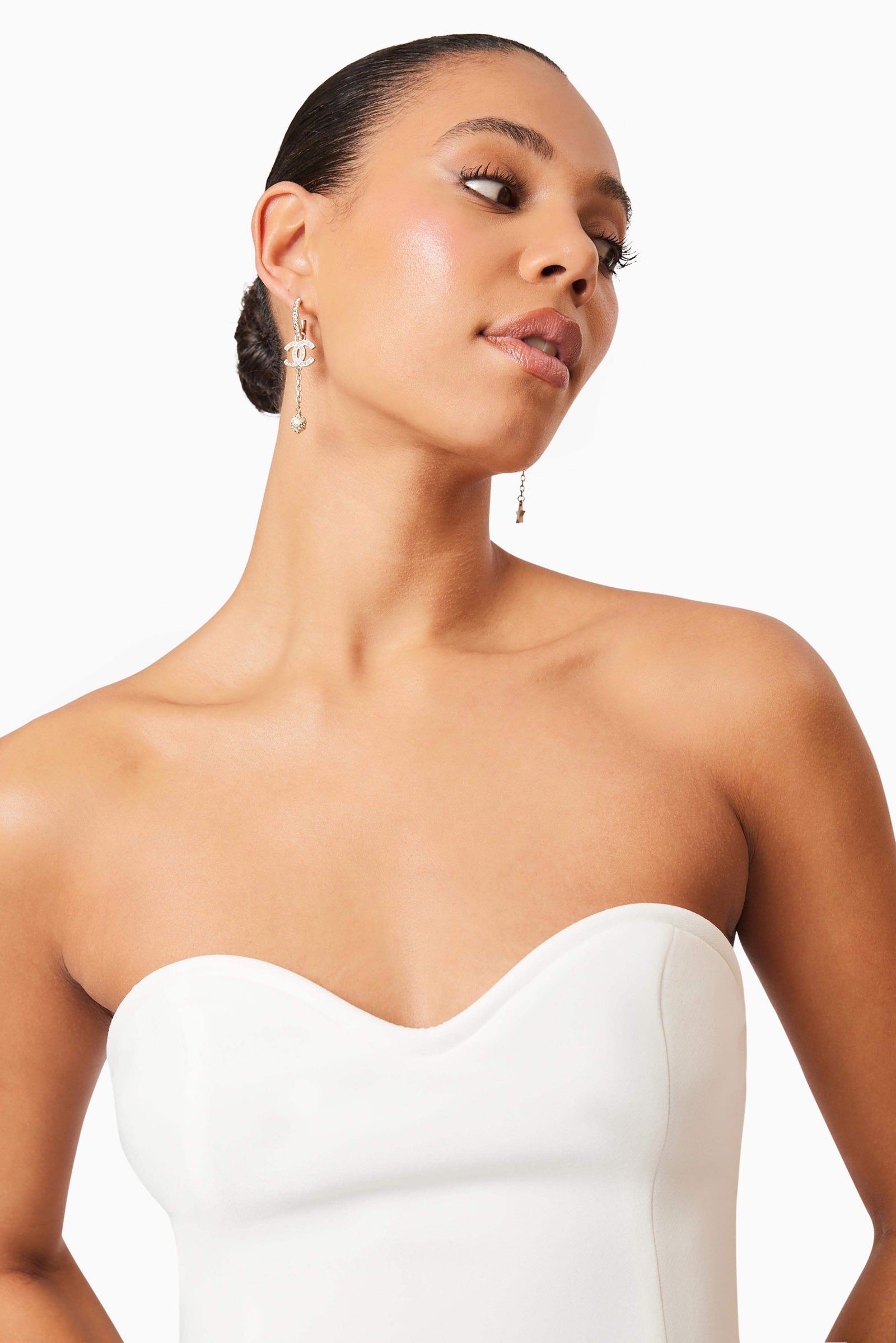 janelle party mini dress in white Janelle Strapless Mini Dress - White - XL