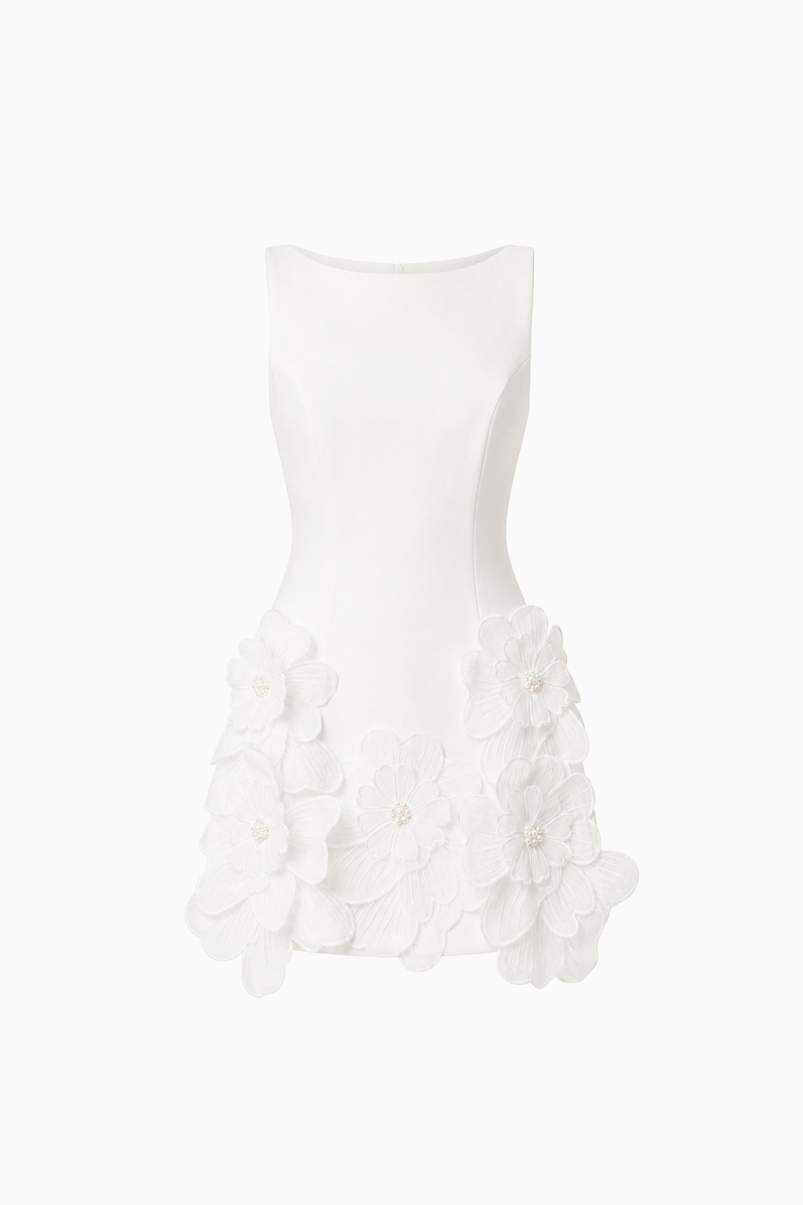 janelle party mini dress in white Janelle Strapless Mini Dress In White  Elliatt