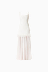 Sia Sweetheart Gown in White ghost shot