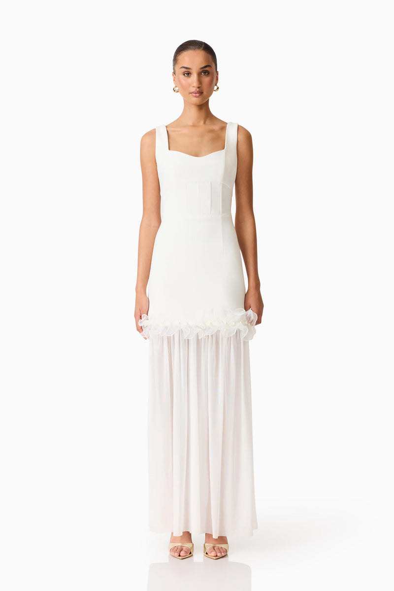 ELLIATT Sia Gown in White