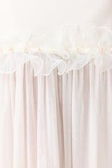 Sia Sweetheart Gown in White detailed shot