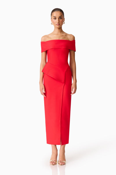 off shoulder red dress - off Shoulder Dress - Red Glitter Fabric - Red Ballgown Dress - Beading Dress - Evening Dress - Prom Dress making it ideal for any formal occasion A-Line Off-the-Shoulder Pleated Red Satin