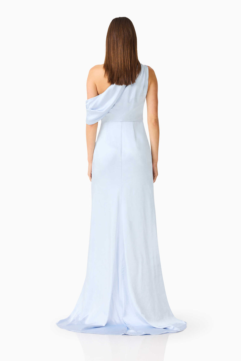 Isadora Off The Shoulder Gown in Pale Blue | Elegant Gown  Elliatt