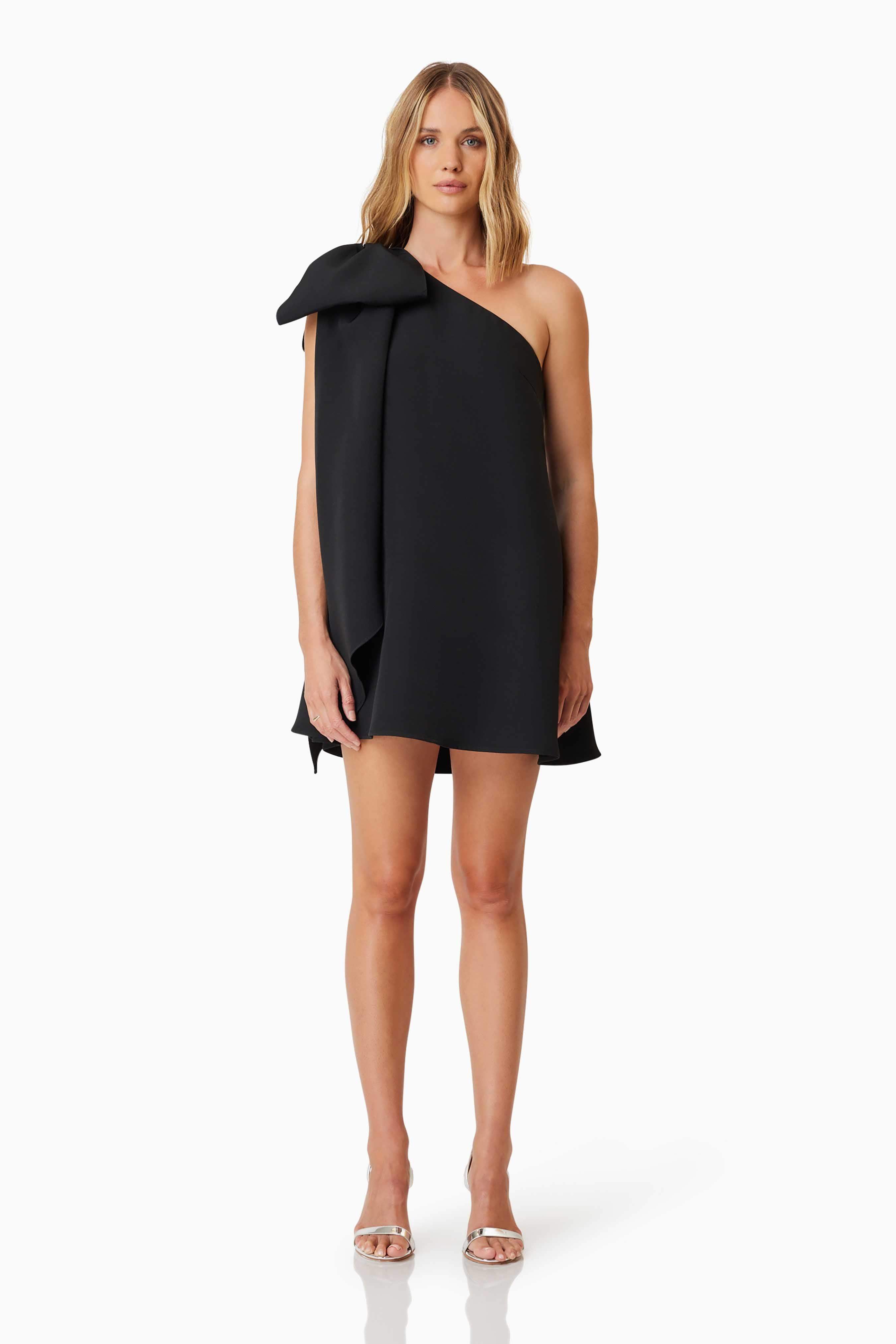 Kennedy Mini Party Dress In Black – Elliatt