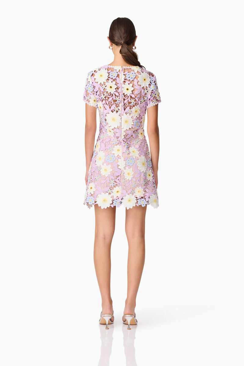 Sigrid Mini Shift Dress - Purple - XXS - ELLIATT Sigrid Mini Shift Dress - Purple - XXS - ELLIATT