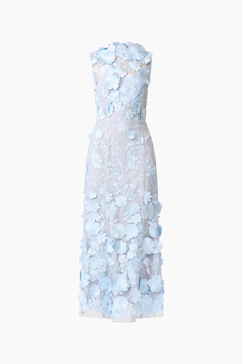 Selene Cocktail Midi Dress Blue Elliatt Selene Cocktail Midi Dress Blue Elliatt
